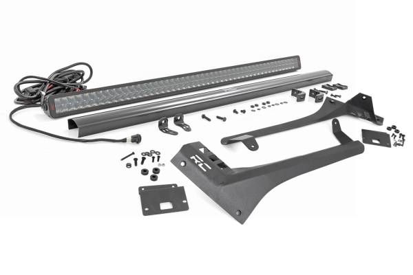 Rough Country Lift Kits & Suspension | 1350 Offroad - Rough Country Spectrum LED Light Bar, Upper, Windshield Mount, with 50-in Dual Row - 80069 - Image 1