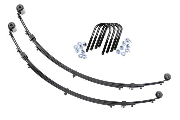 Rough Country Lift Kits & Suspension | 1350 Offroad - Rough Country Leaf Spring, Front, 4-in, 41.25-in Length, 8.5-in Uncompressed Arch - 8010KIT - Image 1