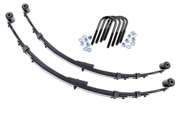 Rough Country Lift Kits & Suspension | 1350 Offroad - Rough Country Leaf Spring, Rear, 4-in, 41.25-in Length, 8.5-in Uncompressed Arch - 8011KIT - Image 1