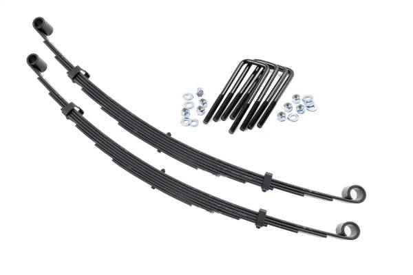 Rough Country Lift Kits & Suspension | 1350 Offroad - Rough Country Leaf Spring, Front, 4-in, 53.5-in Length, 5.25-in Uncompressed Arch - 8013KIT - Image 1