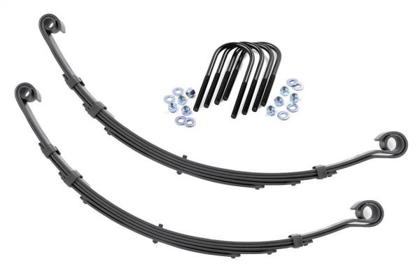 Rough Country Lift Kits & Suspension | 1350 Offroad - Rough Country Leaf Spring, Front, 4-in, 41-in Length, 9.25-in Uncompressed Arch - 8019KIT - Image 1