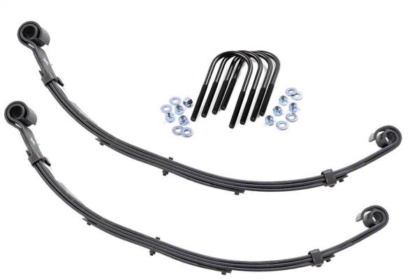 Rough Country Lift Kits & Suspension | 1350 Offroad - Rough Country Leaf Spring, Rear, 4-in, 42-in Length, 9-in Uncompressed Arch, 23.5-in Uncompressed Half Length - 8020KIT - Image 1