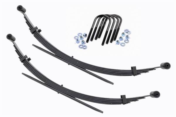 Rough Country Lift Kits & Suspension | 1350 Offroad - Rough Country Leaf Spring, Rear, 2-in, 53.25-in Length, 8.25-in Uncompressed Arch - 8036KIT - Image 1