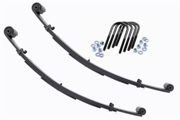 Rough Country Lift Kits & Suspension | 1350 Offroad - Rough Country Leaf Spring, Front, 2.5-in, 53.5-in Length, 7.5-in Uncompressed Arch - 8060KIT - Image 1