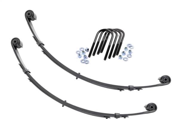 Rough Country Lift Kits & Suspension | 1350 Offroad - Rough Country Leaf Spring, Front, 4-in, 41.25-in Length, 8.5-in Uncompressed Arch, Military Wrap - 8063KIT - Image 1