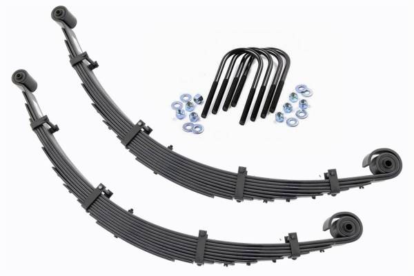 Rough Country Lift Kits & Suspension | 1350 Offroad - Rough Country Leaf Spring, Front, 8-in, 51.5-in Length, 10-in Uncompressed Arch - 8073KIT - Image 1