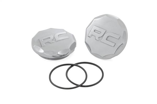Rough Country Lift Kits & Suspension | 1350 Offroad - Rough Country Ball Joint Caps, Polished Aluminum, for Rough Country Control Arms, Pair - 81178 - Image 1