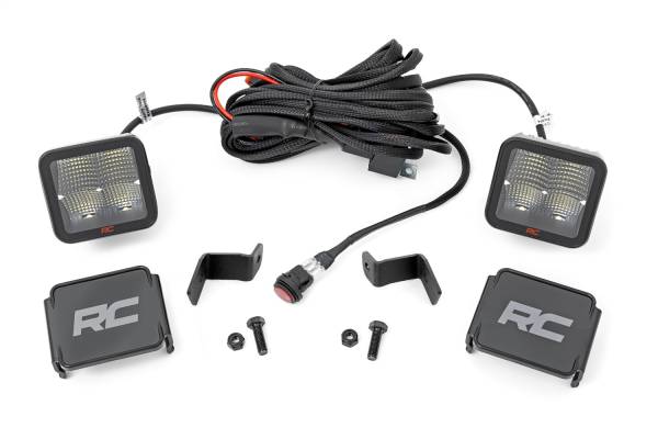 Rough Country Lift Kits & Suspension | 1350 Offroad - Rough Country Spectrum LED Light Bar, Ditch Mount, 2-in Spot, Pair - 82028 - Image 1