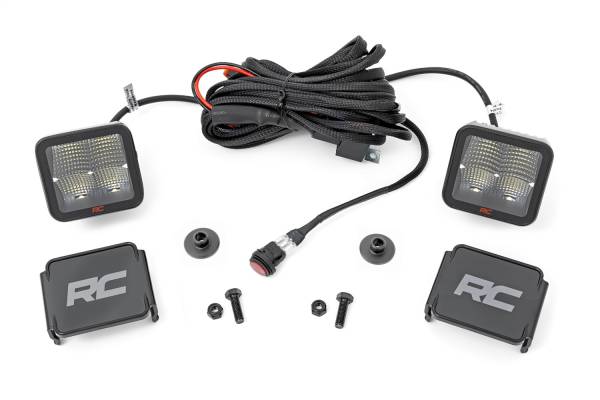 Rough Country Lift Kits & Suspension | 1350 Offroad - Rough Country Spectrum LED Light Bar, Ditch Mount, 2-in, Pair, Spot Pattern - 82047 - Image 1