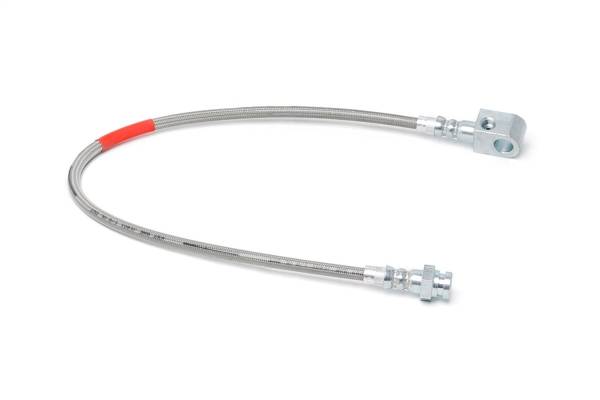 Rough Country Lift Kits & Suspension | 1350 Offroad - Rough Country Stainless Steel Brake Lines, Rear, for 0-4-in Lift - 89330S - Image 1