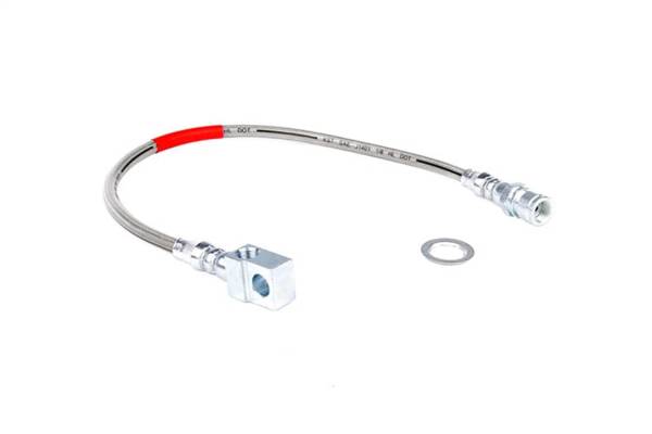 Rough Country Lift Kits & Suspension | 1350 Offroad - Rough Country Stainless Steel Brake Lines, Rear, for 4-6-in Lift - 89335S - Image 1
