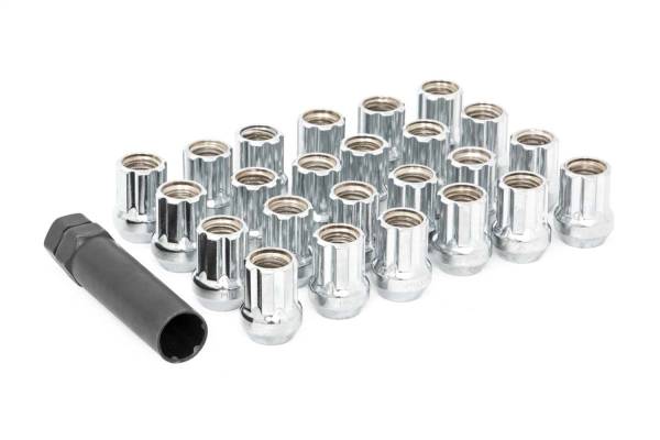 Rough Country Lift Kits & Suspension | 1350 Offroad - Rough Country Wheel Installation Kit, Lug Nut Set, 9/16x18, Set Of 32, Chrome, Open End - 9161832CHOE - Image 1