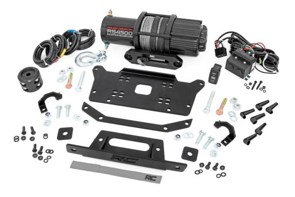 Rough Country Lift Kits & Suspension | 1350 Offroad - Rough Country Winch Mounting Plate, with RS4500S Winch - 92061 - Image 1