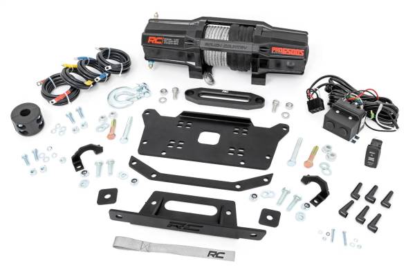 Rough Country Lift Kits & Suspension | 1350 Offroad - Rough Country Winch Mounting Plate, with RS6500S Winch - 92062 - Image 1