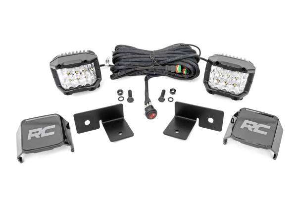 Rough Country Lift Kits & Suspension | 1350 Offroad - Rough Country LED Kit, 3-in Lift, Cube Under, Wide Angle, Combo - 93032 - Image 1