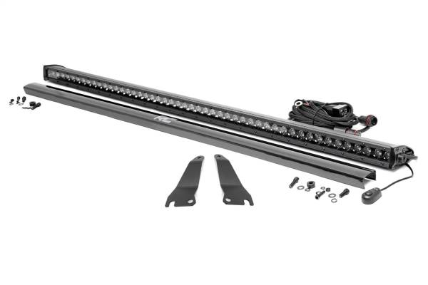 Rough Country Lift Kits & Suspension | 1350 Offroad - Rough Country LED Light Bar Kit, 50-in, Cage Mount, Black, Single Row - 94015 - Image 1