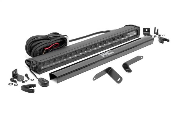 Rough Country Lift Kits & Suspension | 1350 Offroad - Rough Country LED Light Bar Kit, 20-in, Under Bed Mount, Black, Single Row - 96101 - Image 1