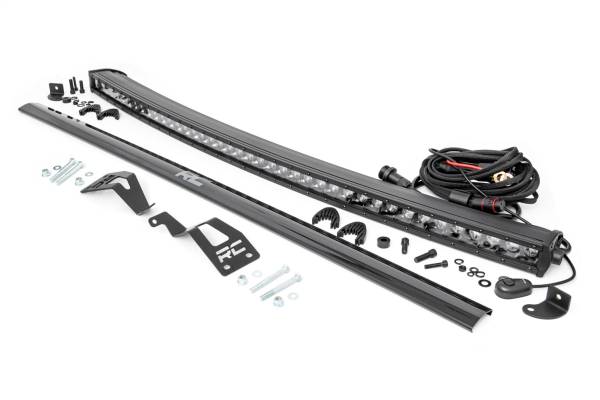 Rough Country Lift Kits & Suspension | 1350 Offroad - Rough Country LED Light Bar, Front Mount, 40-in, Black Single Row - 97040 - Image 1