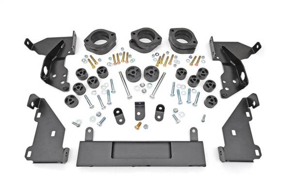 Rough Country Lift Kits & Suspension | 1350 Offroad - Rough Country Body Lift Kit, 1.25-in Lift, Front Bumper Brkts, Ground Strap Brkt. Grade 8 Hardware - RC714 - Image 1