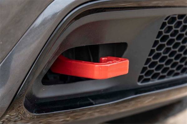 Rough Country Lift Kits & Suspension | 1350 Offroad - Rough Country Forged Tow Hooks, Red - RS133 - Image 1