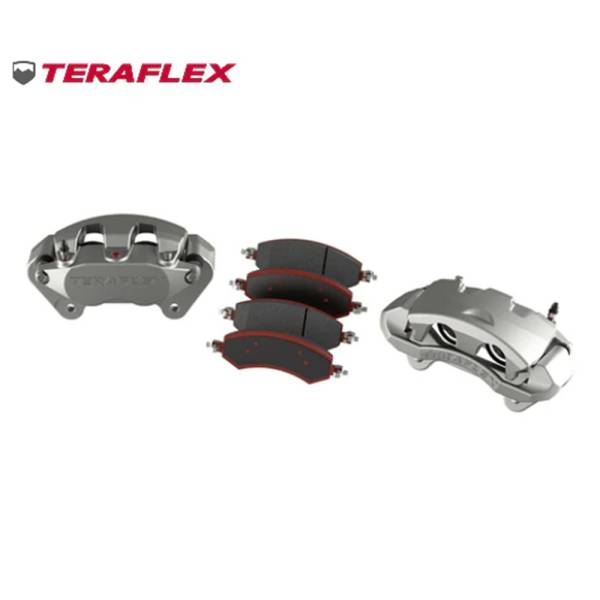 TeraFlex Jeep Suspension & Lift Kits | 1350 Offroad - TeraFlex Delta Brake Caliper Kit with Pads - High-Modulus - Rear - 4403402 - Image 1