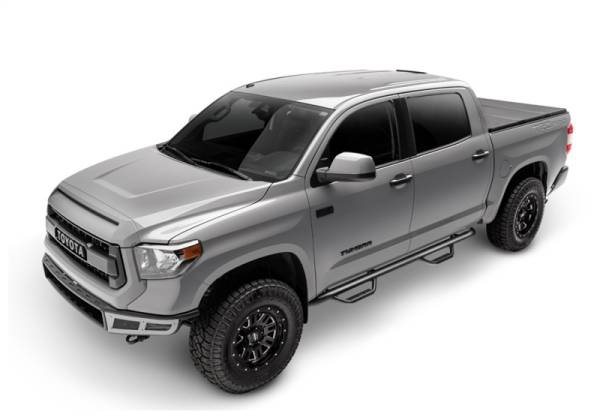 N-Fab Steps, Nerf Bars & Truck Accessories | 1350 Offroad - N-Fab Nerf Step 14-17 Chevy-GMC 1500 Double Cab 6.5ft Bed - Textured Black - W2W - 3in - C1489QC-TX - Image 1