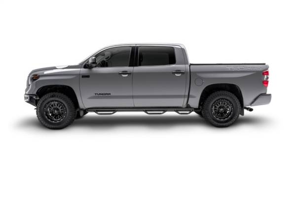 N-Fab Steps, Nerf Bars & Truck Accessories | 1350 Offroad - N-Fab Nerf Step 15-17 GMC - Chevy Canyon/Colorado Crew Cab 5ft Bed - Gloss Black - Bed Access - 3in - G1583CC-6 - Image 1