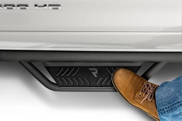 N-Fab Steps, Nerf Bars & Truck Accessories | 1350 Offroad - N-Fab Podium LG 17-18 Chevrolet/GMC 2500/3500 Crew Cab 6.5ft Bed - Textured Black - Bed Access - 3in - HPC17104CC-6-TX - Image 1