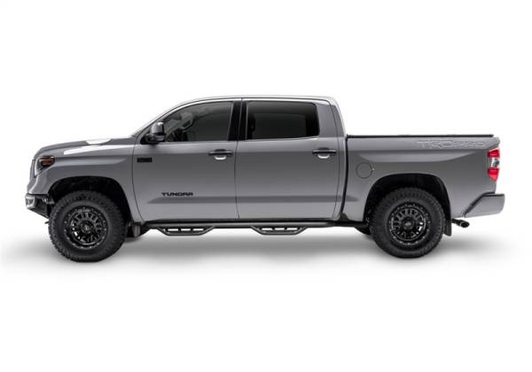 N-Fab Steps, Nerf Bars & Truck Accessories | 1350 Offroad - N-Fab Podium LG 05-14 Nissan Frontier King Cab - Textured Black - 3in - HPN0570CC-TX - Image 1