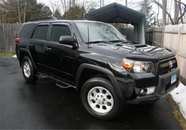 N-Fab Steps, Nerf Bars & Truck Accessories | 1350 Offroad - N-Fab Nerf Step 03-09 Toyota 4Runner SUV 4 Door - Textured Black - W2W - 3in - T0260R - Image 1