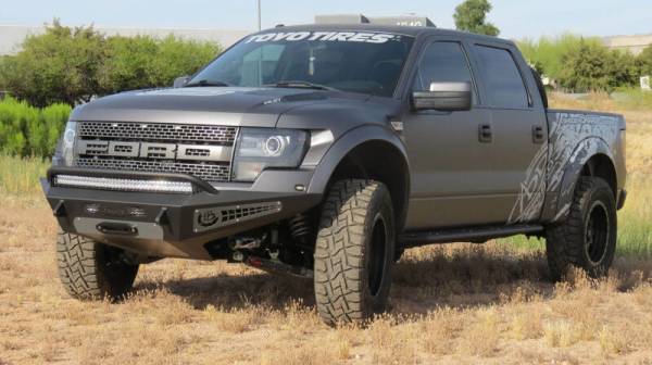 Addictive Desert Designs Bumpers & Off-Road Parts | 1350 Offroad - ADD 10-14 Ford F-150 Raptor HoneyBadger Front Bumper with Winch Mount - F017275050103 - Image 1