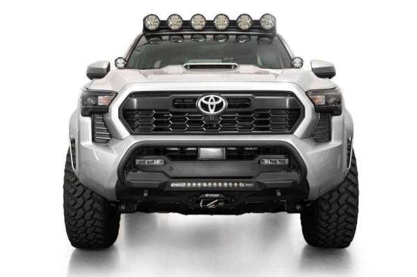 Addictive Desert Designs Bumpers & Off-Road Parts | 1350 Offroad - ADD 2024+ Toyota Tacoma Stealth Center Mount Winch Front Bumper with Top Hoop - F6703512601NA - Image 1