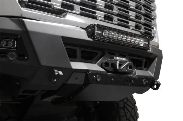 Addictive Desert Designs Bumpers & Off-Road Parts | 1350 Offroad - ADD 24+ GMC 2500/3500 Phantom Front Bumper with Winch- Hammer Black - F730335070103 - Image 1
