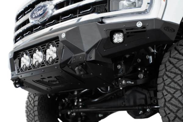 Addictive Desert Designs Bumpers & Off-Road Parts | 1350 Offroad - ADD 2023+ Ford F-250/F-350 Bomber Front Bumper (with 3 Baja Designs LP6 Mounts) - F810014100103 - Image 1