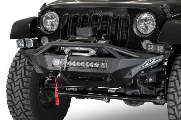 Addictive Desert Designs Bumpers & Off-Road Parts | 1350 Offroad - ADD 07-18 Jeep Wrangler JK Stealth Fighter Front Bumper with Winch Mount - F951232080103 - Image 1