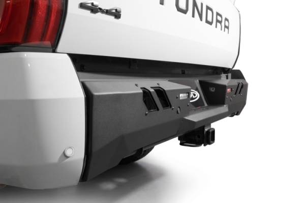 Addictive Desert Designs Bumpers & Off-Road Parts | 1350 Offroad - ADD 2022+ Toyota Tundra Black Label Rr Bumper - Hammer Blk with Satin Blk Panels - R76020NA0103 - Image 1