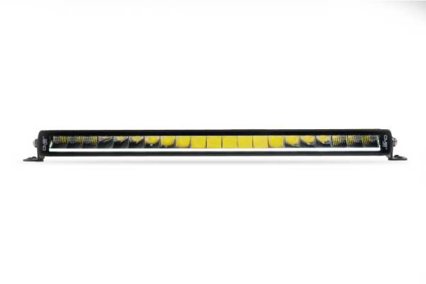 DV8 Offroad Bumpers & Jeep Accessories | 1350 Offroad - DV8 20in Halo Elite Single Row Light Bar with Accent Light - White/Amber - BE20SW105W-H - Image 1