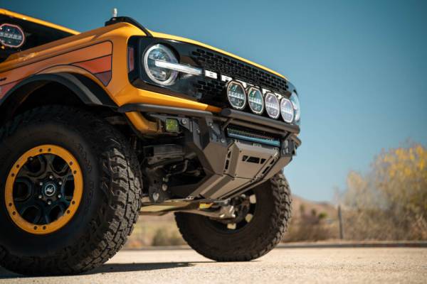 DV8 Offroad Bumpers & Jeep Accessories | 1350 Offroad - DV8 21-25 Ford Bronco Tube Serries Front Bumper - Black Powdercoat - FBBR-08 - Image 1