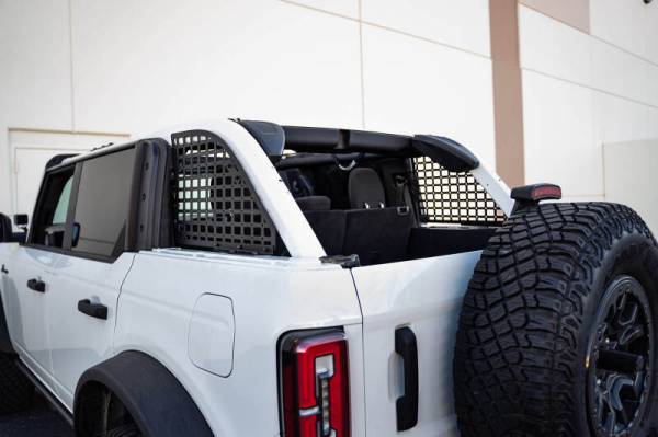 DV8 Offroad Bumpers & Jeep Accessories | 1350 Offroad - DV8 21-23 Ford Bronco Rear Window Molle Panels - MPBR-01 - Image 1