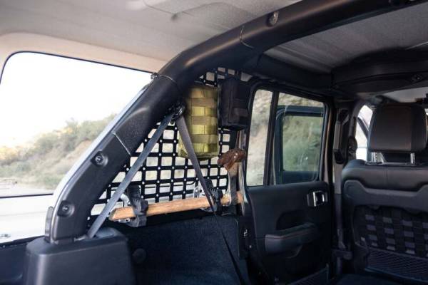 DV8 Offroad Bumpers & Jeep Accessories | 1350 Offroad - DV8 2018+ Jeep Wrangler Rear Window Molle Panels - MPJL-01 - Image 1