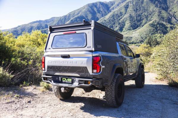 DV8 Offroad Bumpers & Jeep Accessories | 1350 Offroad - DV8 23-26 Chevrolet Colorado/GMC Canyon Tube Rear Bumper - Micro Texture Black Powder Coat - RBCS3-04 - Image 1