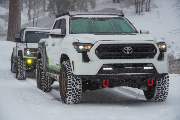 DV8 Offroad Bumpers & Jeep Accessories | 1350 Offroad - DV8 2024-2025 Toyota Tacoma Double Cab Roof Rack - RRTT1-04 - Image 1