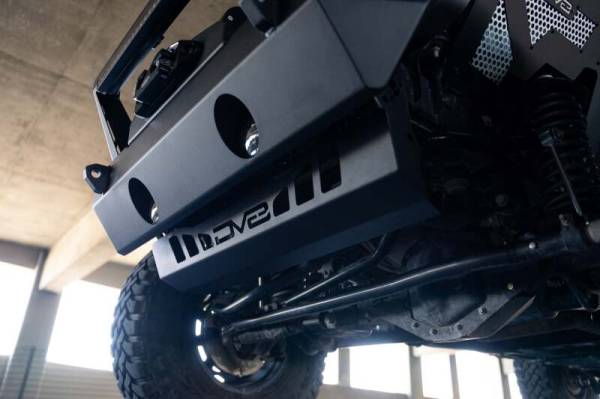 DV8 Offroad Bumpers & Jeep Accessories | 1350 Offroad - DV8 18-23 Jeep Wrangler JL/JT Front Bumper Sway-Bar Disconnect Motor Skid Plate - SPJL-02 - Image 1