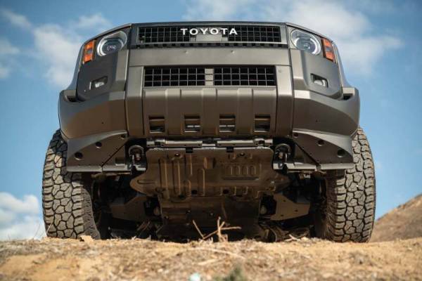 DV8 Offroad Bumpers & Jeep Accessories | 1350 Offroad - DV8 24-25 Toyota Land Cruiser A-Arm Skid Plate - SPTL4-01 - Image 1