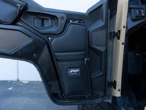 PRP Seats & Harnesses for Jeeps and Off-Road | 1350 Offroad - PRP Front Lower Door Bags with Knee Pad for 16+ Polaris General (Pair) - E118-210 - Image 1