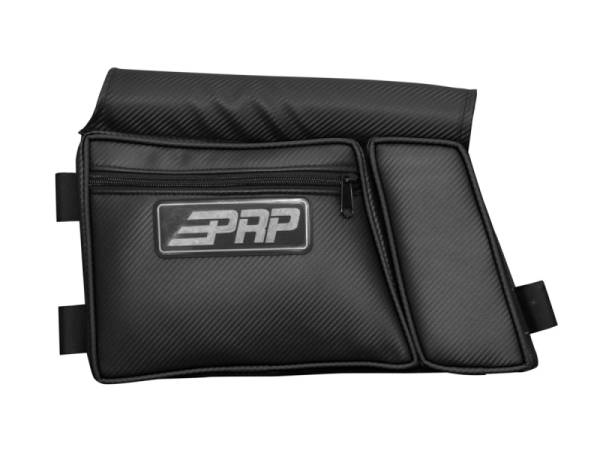 PRP Seats & Harnesses for Jeeps and Off-Road | 1350 Offroad - PRP Door Bag with Knee Pad for PRP Steel Frame Doors (Driver Side)- Black - E38-210 - Image 1