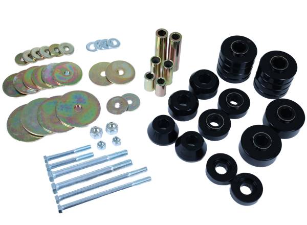 Energy Suspension Polyurethane Bushings | 1350 Offroad - Energy Suspension Body Mount Set, Black 3.4163G - Image 1