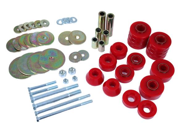 Energy Suspension Polyurethane Bushings | 1350 Offroad - Energy Suspension Body Mount Set, Red 3.4163R - Image 1