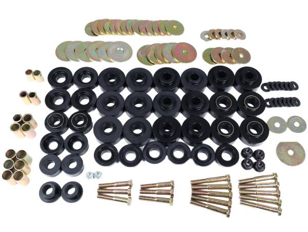 Energy Suspension Polyurethane Bushings | 1350 Offroad - Energy Suspension Body Mount Set, Black 3.4172G - Image 1