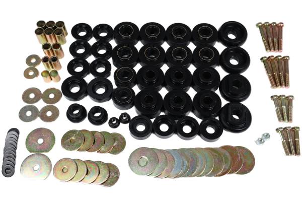 Energy Suspension Polyurethane Bushings | 1350 Offroad - Energy Suspension Body Mount Set, Black 3.4173G - Image 1